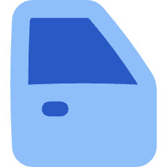 Car Door Icon from Flex Flat Set
