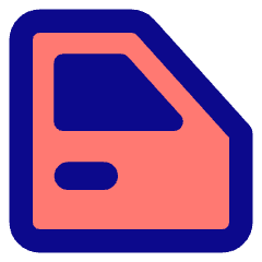 Car Door Icon from Core Pop Set