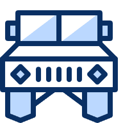 Car Four Wheel Icon from Cyber Duotone Set