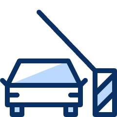 Car Gate Icon from Cyber Duotone Set