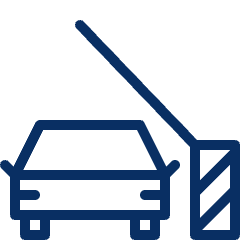 Car Gate Icon from Cyber Line Set