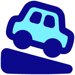 Car Hill Down Icon from Plump Pop Set
