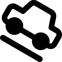 Car Hill Down Icon from Core Remix Set