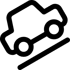 Car Hill Up Icon from Core Line Set