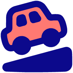 Car Hill Up Icon from Plump Pop Set