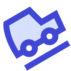 Car Hill Up Icon from Sharp Duo Set