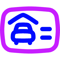 Car Insurance Icon from Flex Neon Set