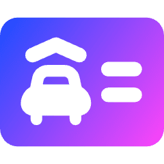 Car Insurance Icon from Core Gradient Set