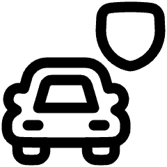 Car Insurance Icon from Plump Line Set