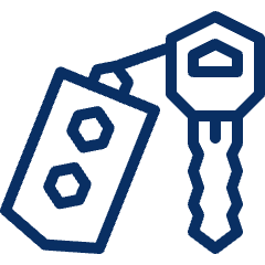 Car Key Icon from Cyber Line Set