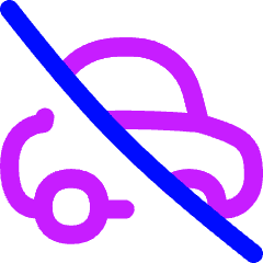 Car Off Icon from Flex Neon Set
