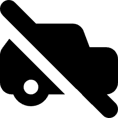 Car Off Icon from Micro Solid Set