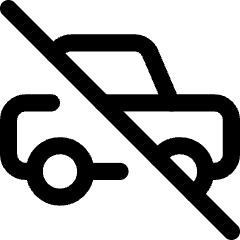 Car Off Icon from Core Line Set