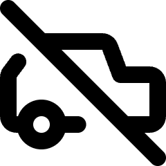 Car Off Icon from Micro Line Set