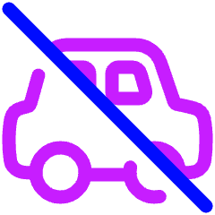 Car Off Icon from Plump Neon Set
