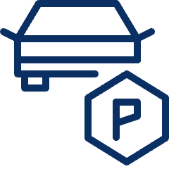 Car Park Icon from Cyber Line Set