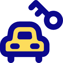 Car Rentals Icon from Core Pop Set