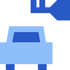 Car Rentals Icon from Sharp Flat Set