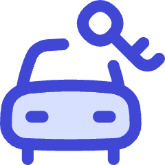 Car Rentals Icon from Flex Duo Set