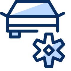 Car Setting Icon from Cyber Duotone Set