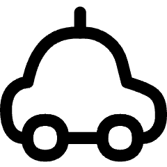 Car Taxi 1 Icon from Flex Line Set