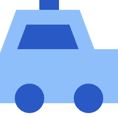 Car Taxi 1 Icon from Sharp Flat Set