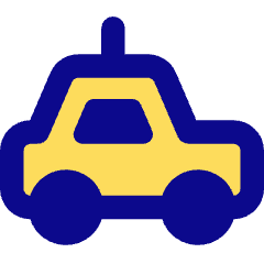 Car Taxi 1 Icon from Core Pop Set