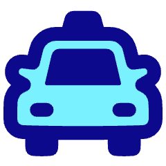 Car Taxi 2 Icon from Plump Pop Set