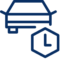 Car Time Icon from Cyber Line Set