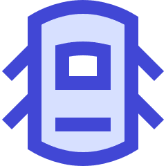 Car Top All Door Open Icon from Sharp Duo Set