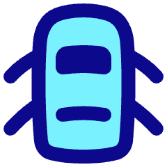 Car Top All Door Open Icon from Plump Pop Set
