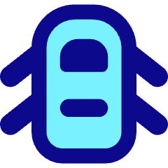 Car Top All Door Open Icon from Core Pop Set