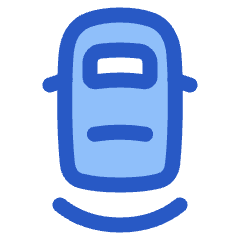 Car Top Back Sensor Icon from Plump Duo Set