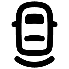 Car Top Back Sensor Icon from Plump Remix Set