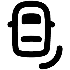 Car Top Bottom Right Sensor Icon from Plump Remix Set