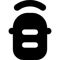 Car Top Front Sensor Icon from Core Solid Set