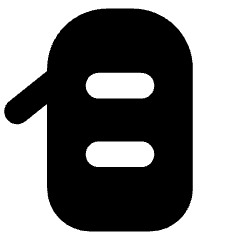 Car Top One Door Open 1 Icon from Core Solid Set