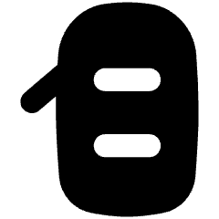 Car Top One Door Open 1 Icon from Flex Solid Set