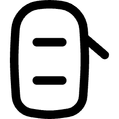 Car Top One Door Open 2 Icon from Flex Line Set