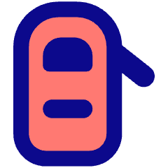 Car Top One Door Open 2 Icon from Core Pop Set