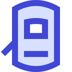 Car Top One Door Open 3 Icon from Sharp Duo Set