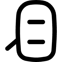 Car Top One Door Open 3 Icon from Flex Line Set