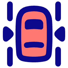 Car Top Side Arrow Icon from Plump Pop Set