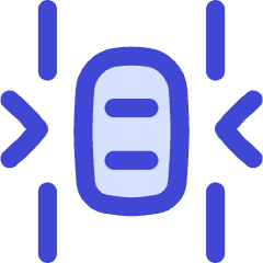 Car Top Side Arrow Icon from Flex Duo Set