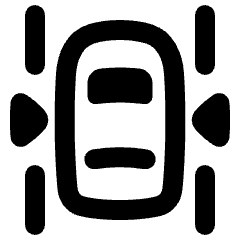 Car Top Side Arrow Icon from Plump Remix Set