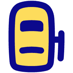 Car Top Sliding Door Right Icon from Plump Pop Set
