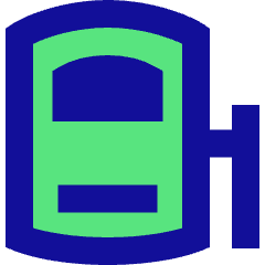 Car Top Sliding Door Right Icon from Sharp Pop Set