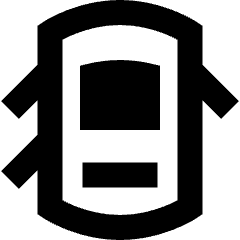 Car Top Three Door Open 1 Icon from Sharp Remix Set