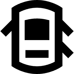 Car Top Three Door Open 2 Icon from Sharp Remix Set