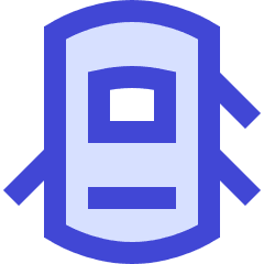 Car Top Three Door Open 4 Icon from Sharp Duo Set